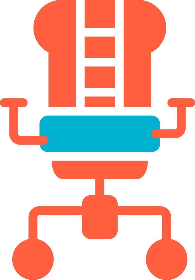Gaming Chair Creative Icon Design vector