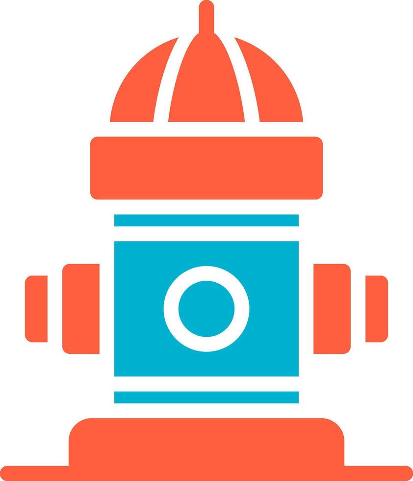 Fire Hydrant Creative Icon Design vector