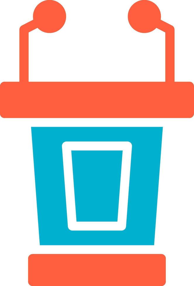 Lectern Creative Icon Design vector