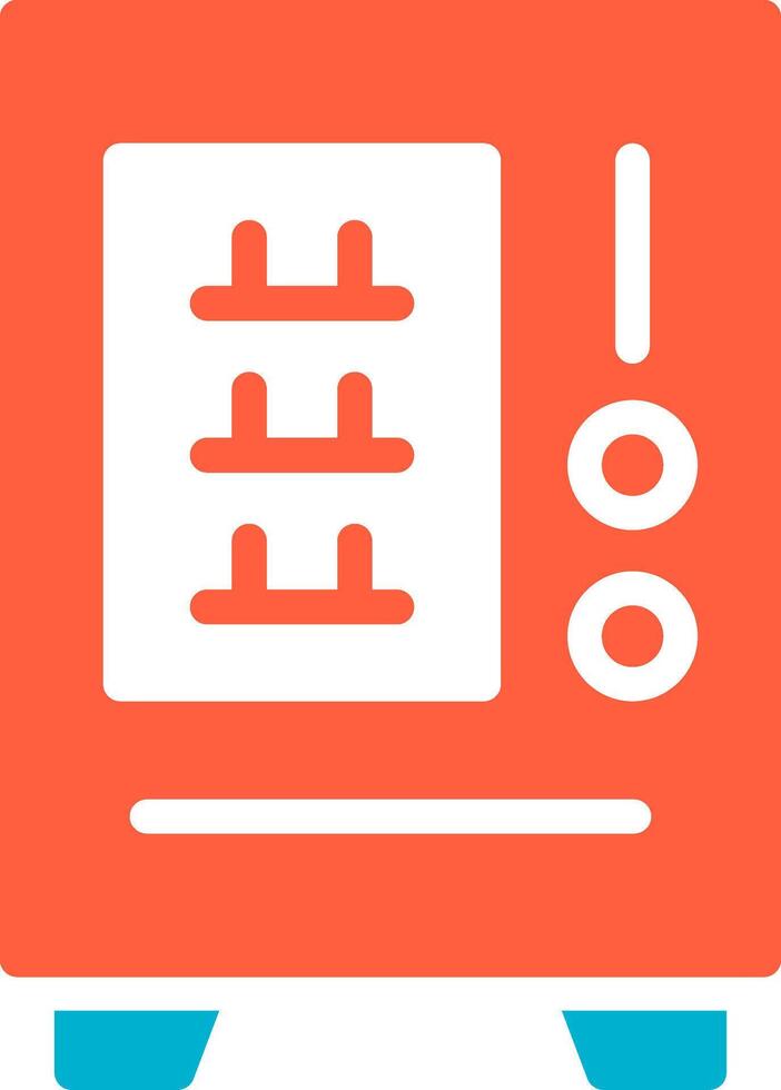 Vending Machine Creative Icon Design vector