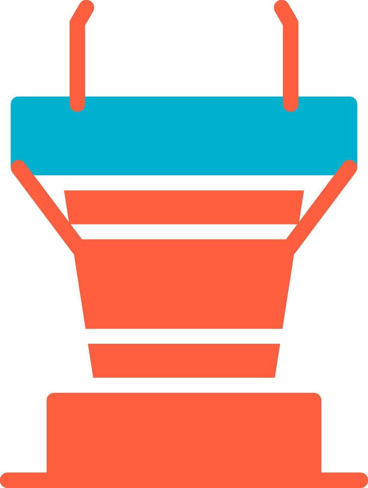 Podium Creative Icon Design vector