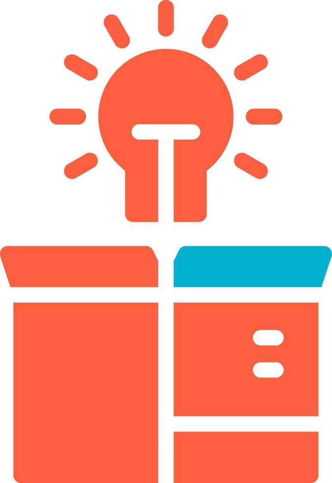Think Out Of The Box Creative Icon Design vector