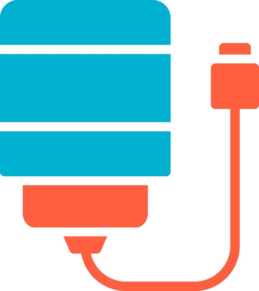 External Hard Disk Creative Icon Design vector