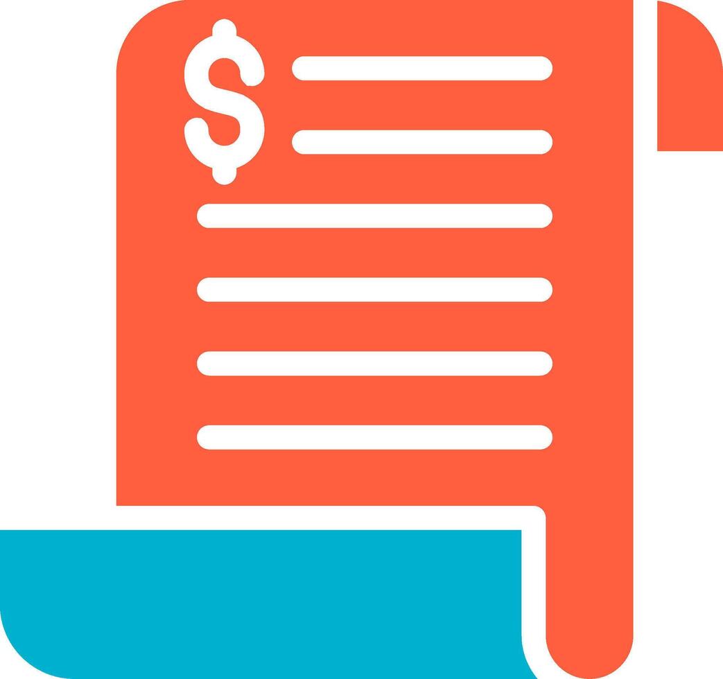 Bill Creative Icon Design vector
