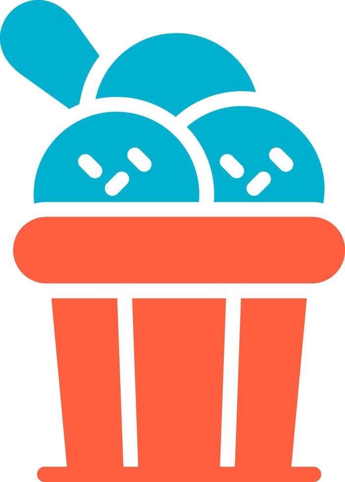 diseño de icono creativo de helado vector