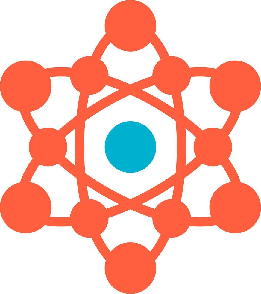 Atom Creative Icon Design vector
