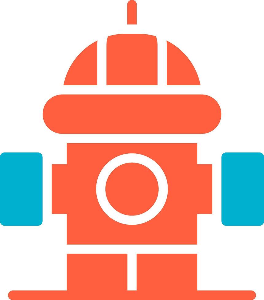 Fire Hydrant Creative Icon Design vector