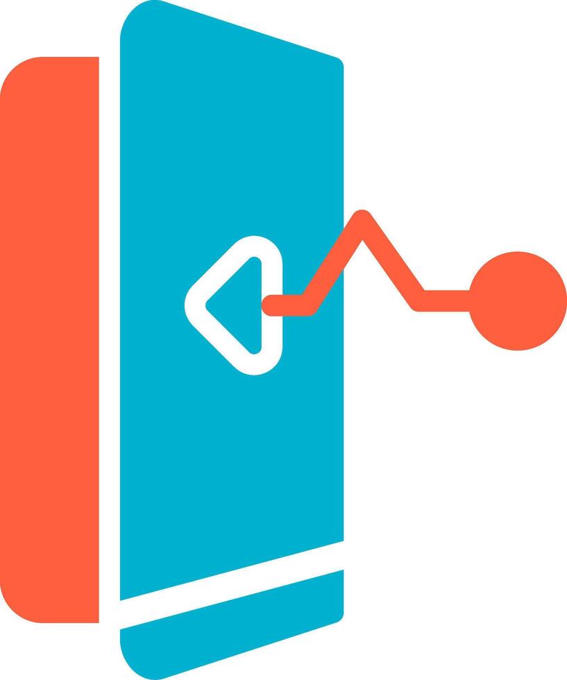 Exit Strategy Creative Icon Design vector