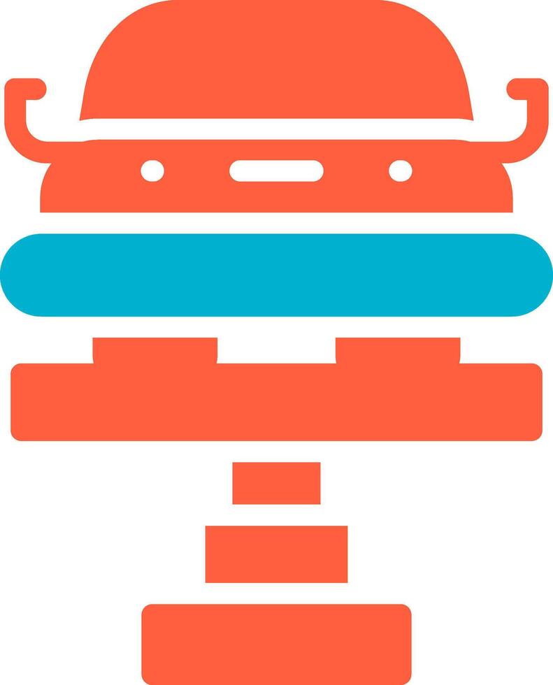 Car Lifter Creative Icon Design vector