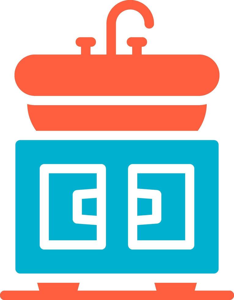 Washbasin Creative Icon Design vector