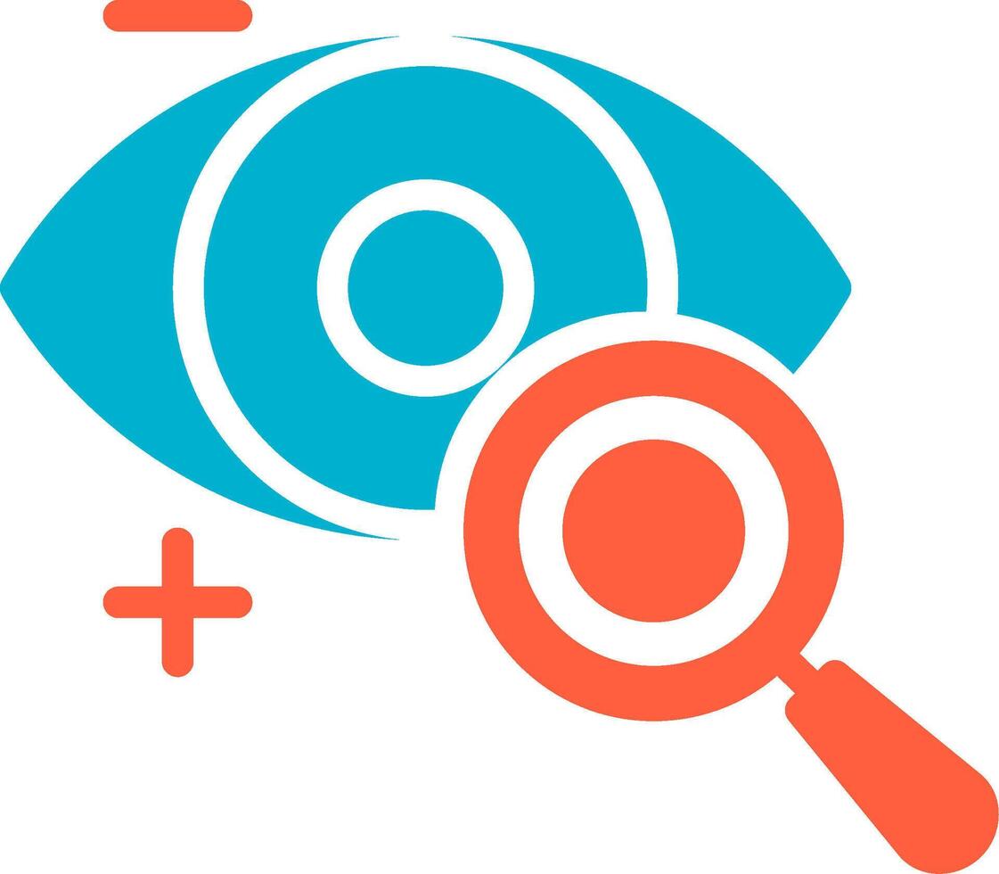 Eyesight Check Creative Icon Design vector