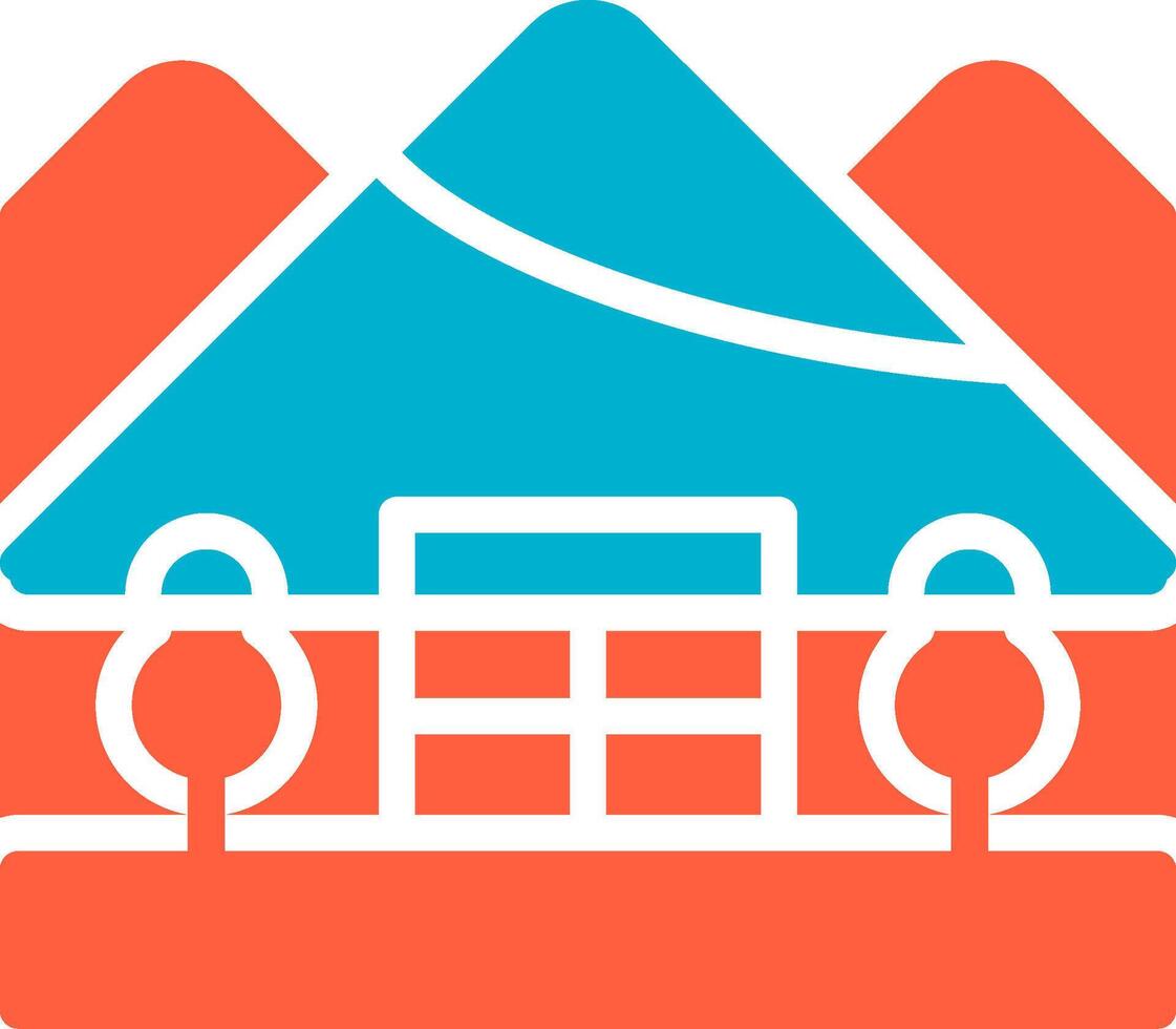 Igloo Landscape Creative Icon Design vector