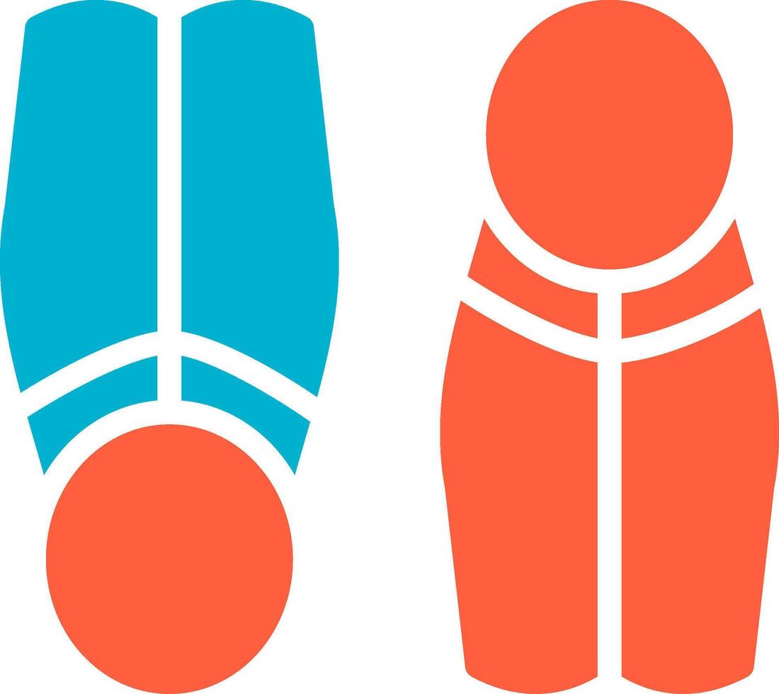 Flippers Creative Icon Design vector