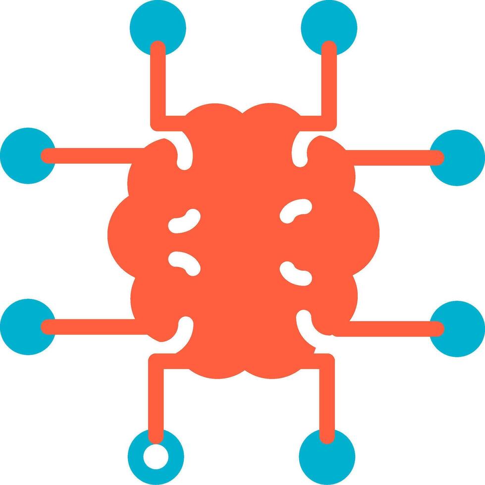 Neuroimaging Creative Icon Design vector