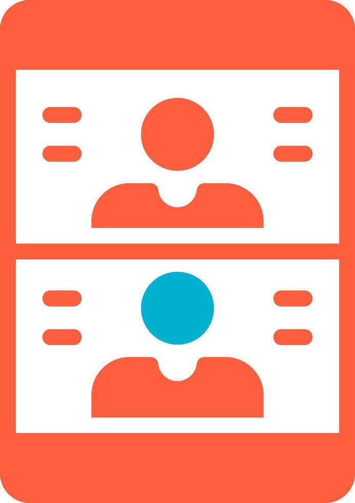 Videocall Creative Icon Design vector
