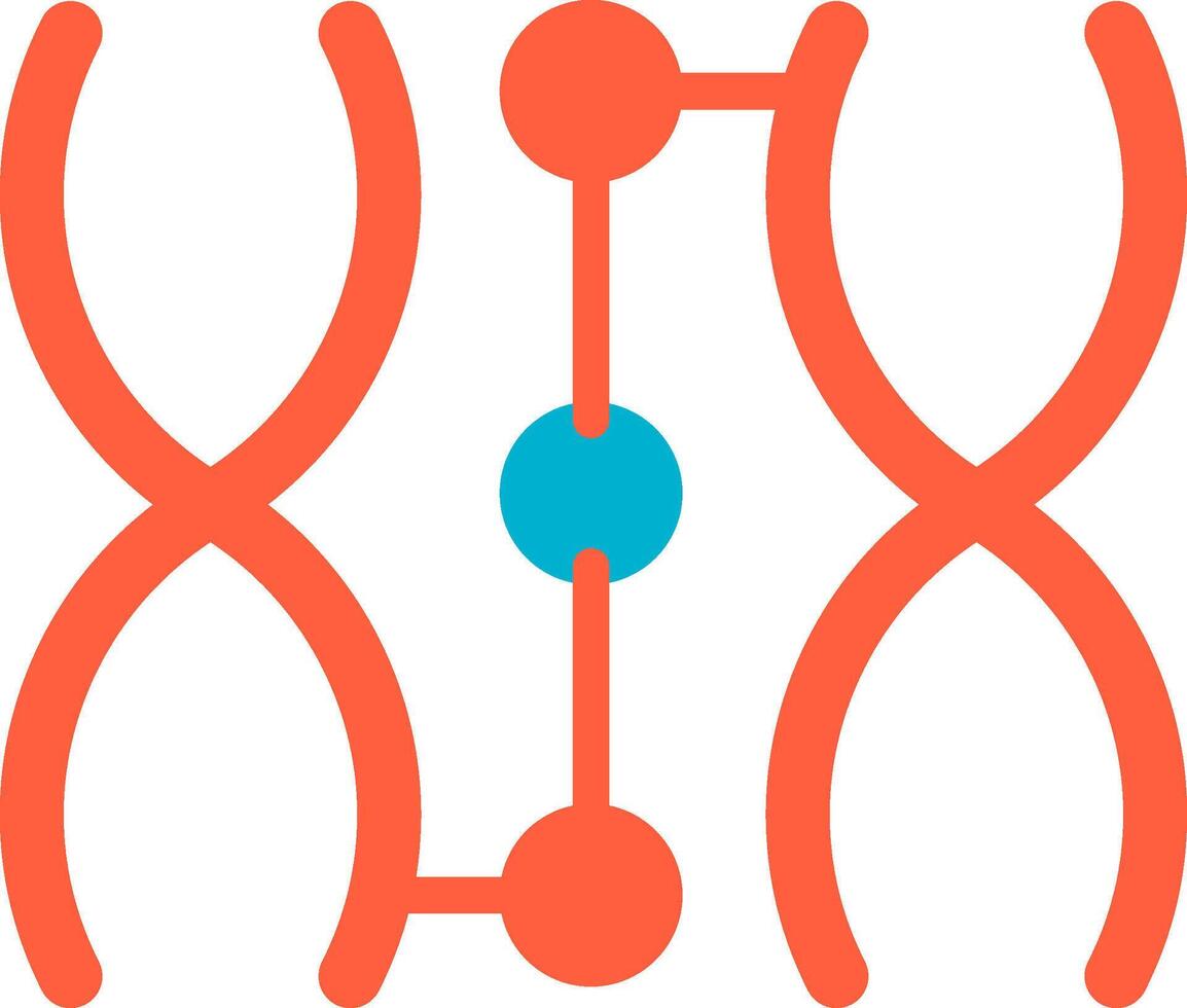 Cloning Creative Icon Design vector