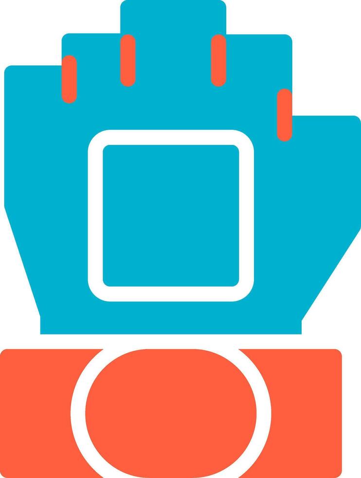 Fingerless Gloves Creative Icon Design vector