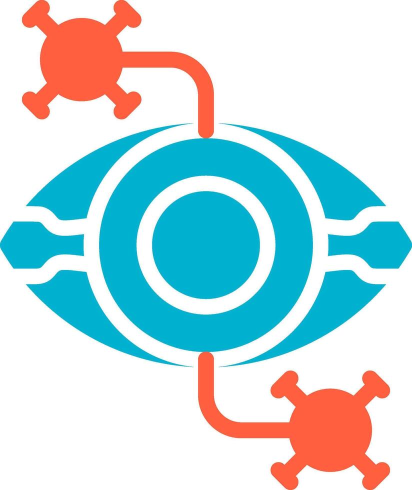 Eye Disease Creative Icon Design vector