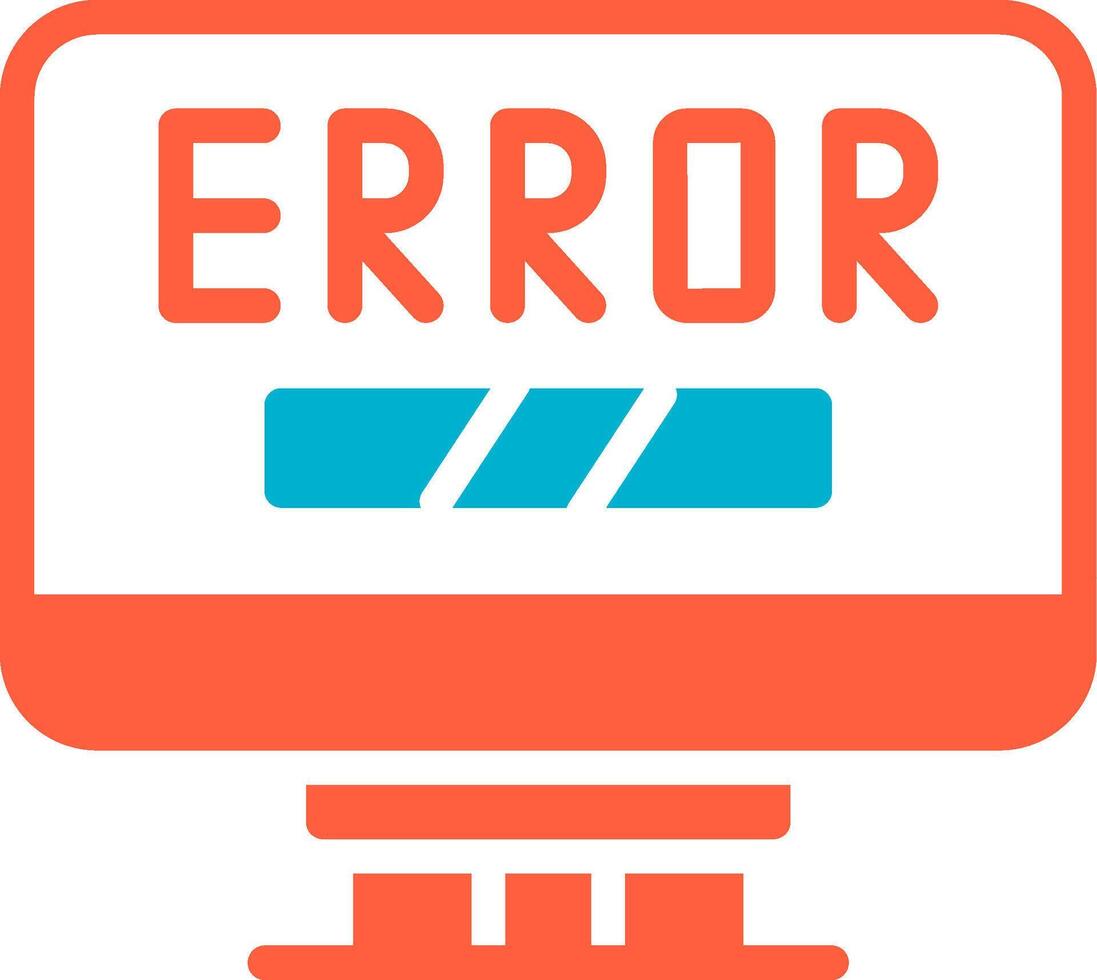 diseño de icono creativo de error vector