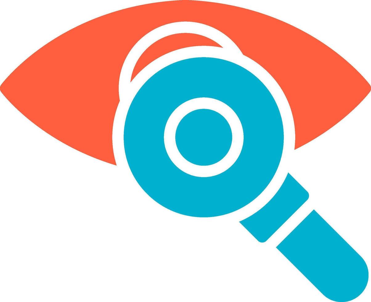 Eye Test Creative Icon Design vector