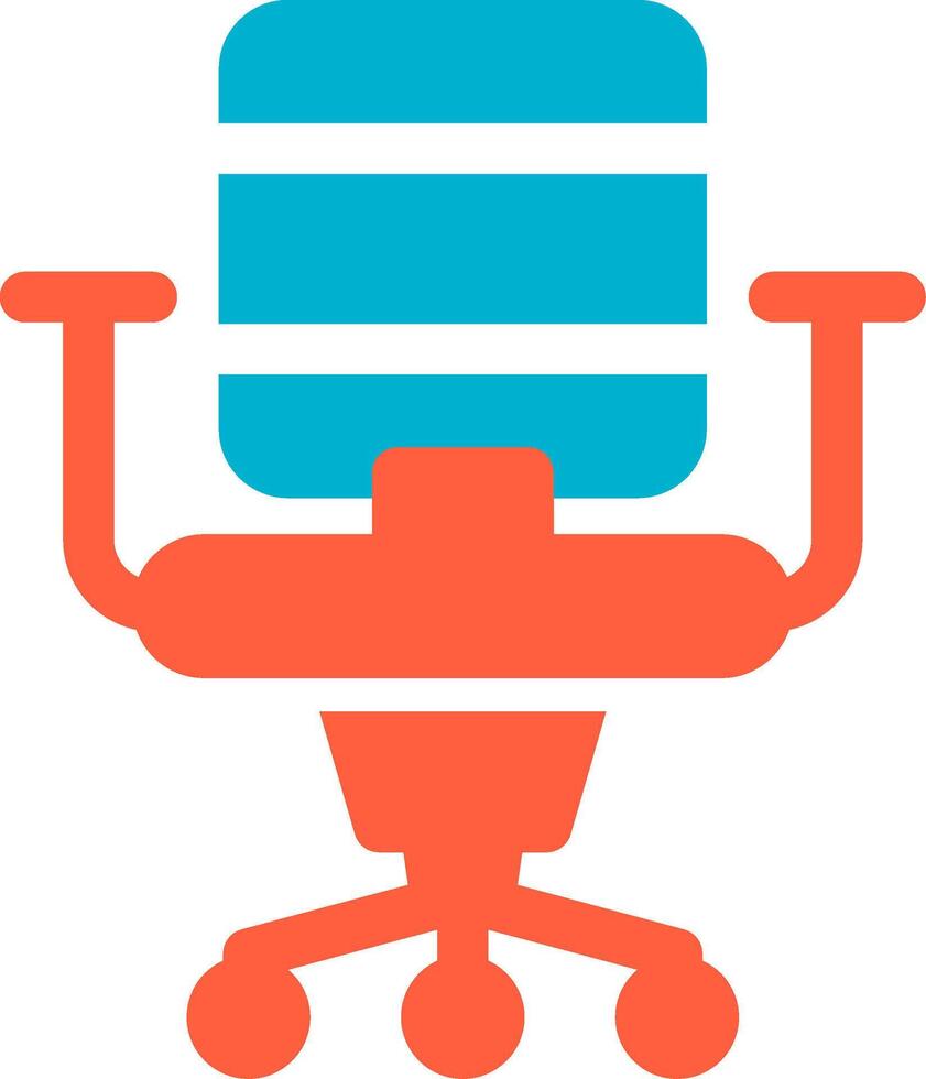 Office Chair Creative Icon Design vector