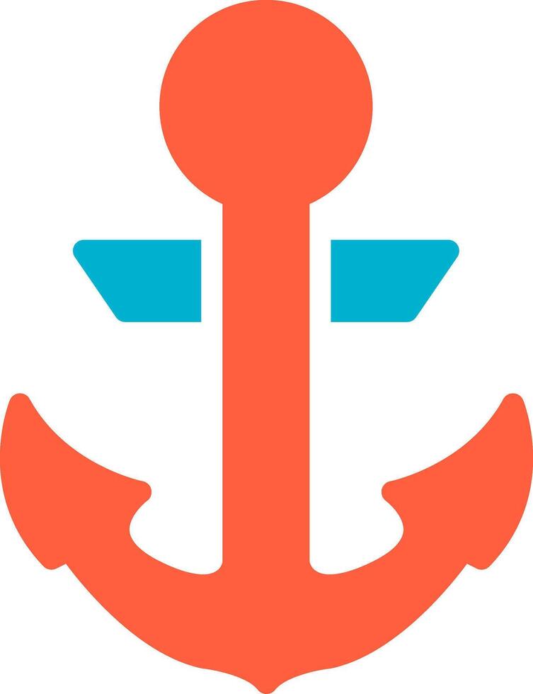 Anchor Creative Icon Design vector