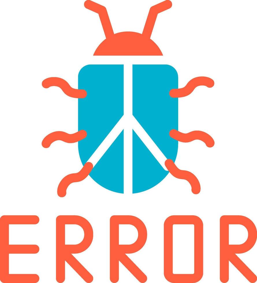 diseño de icono creativo de error vector