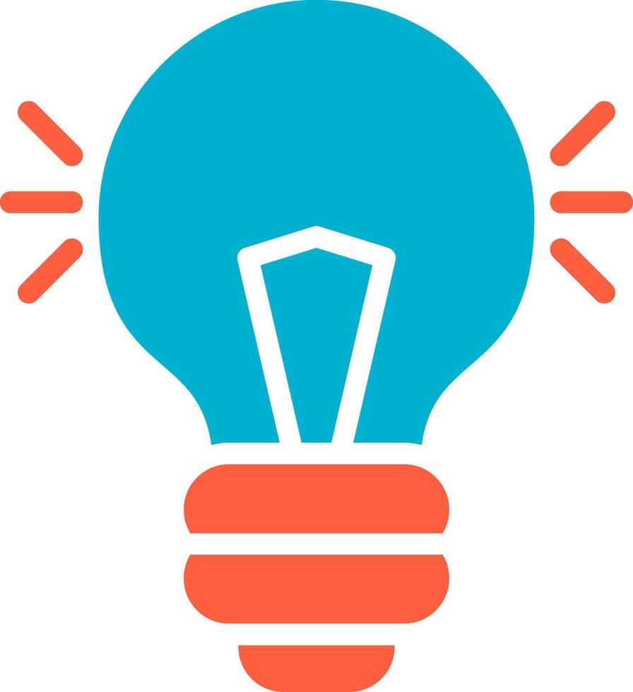 Light Bulb Creative Icon Design vector