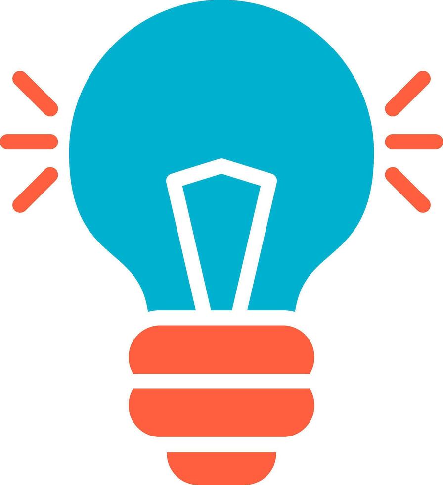 Light Bulb Creative Icon Design vector