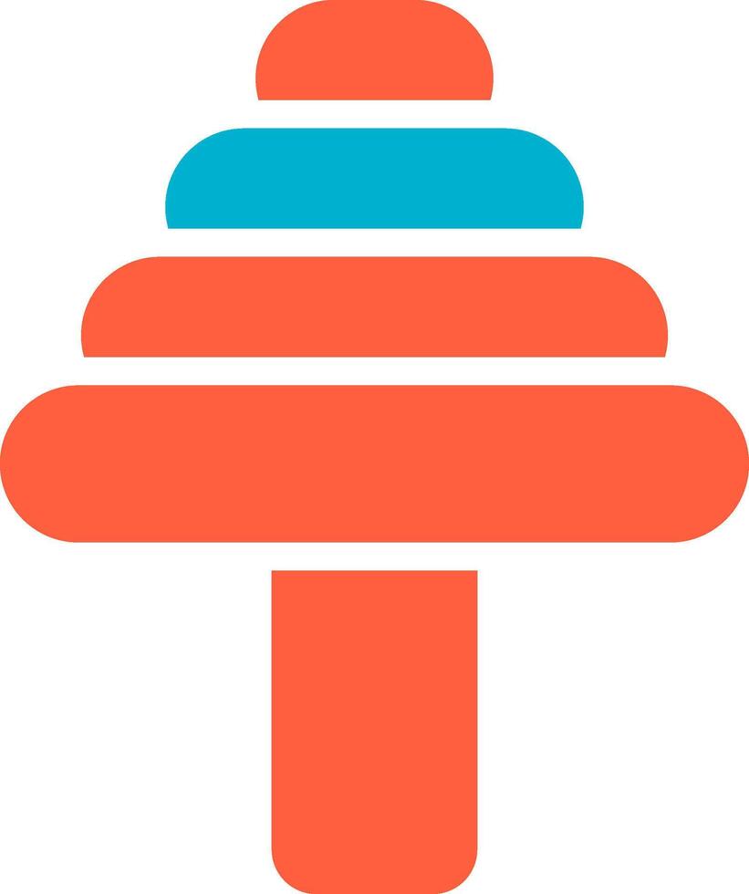 Edge Step Drill Creative Icon Design vector
