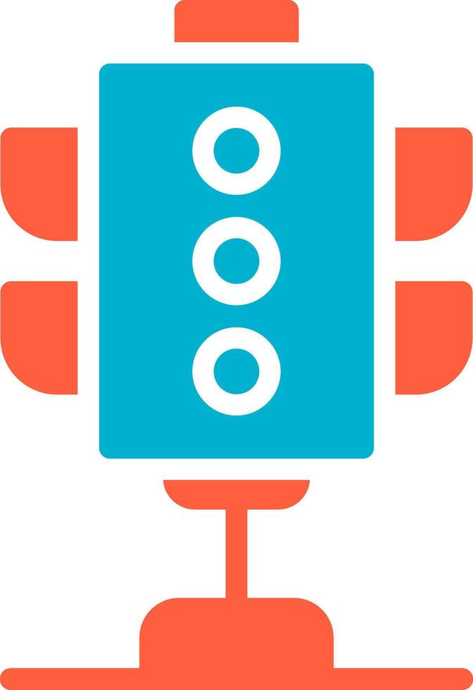 Traffic Lights Creative Icon Design vector