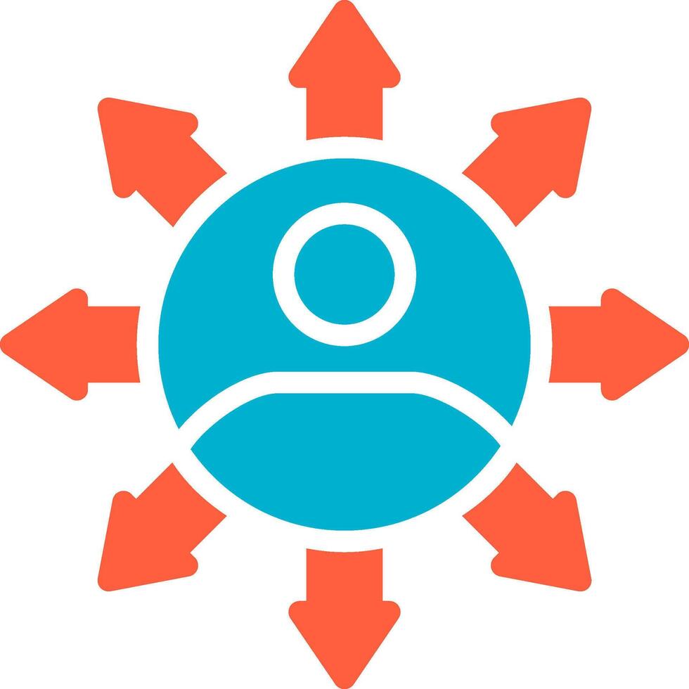 Influence Creative Icon Design vector