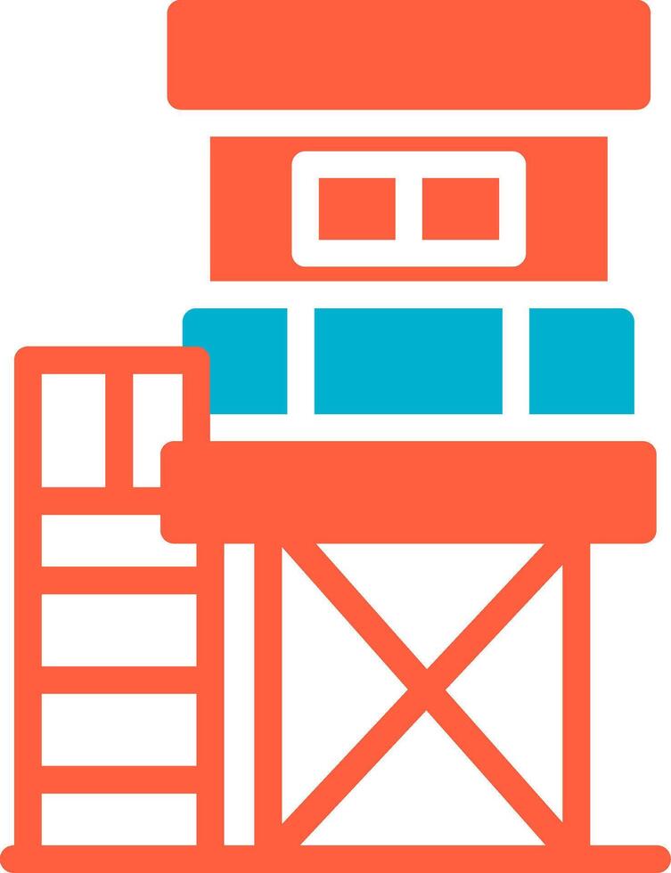 Watchtower Creative Icon Design vector