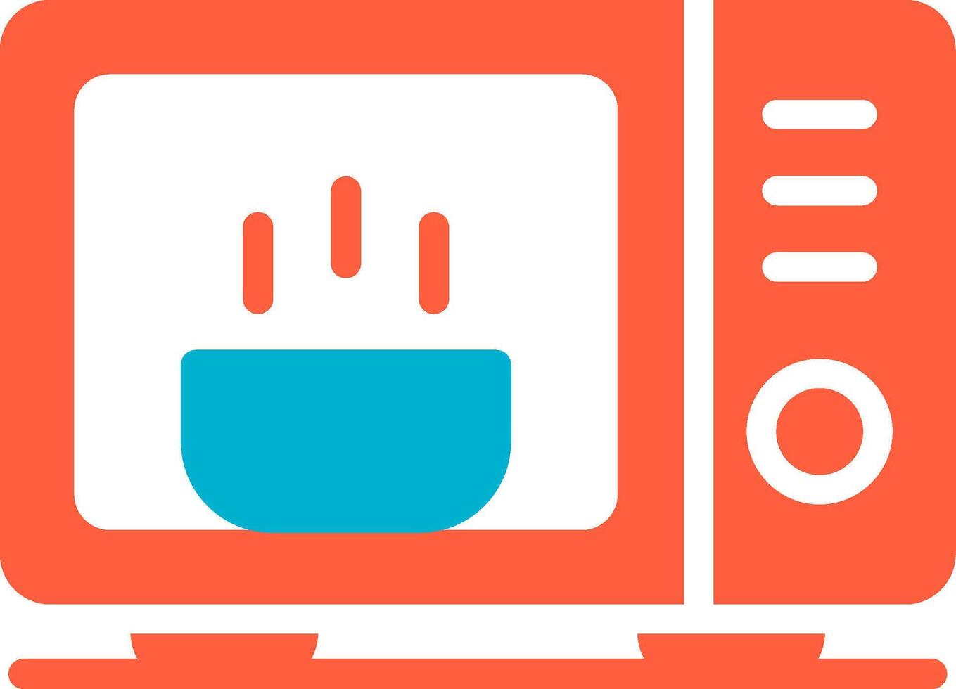 Microwave Creative Icon Design vector