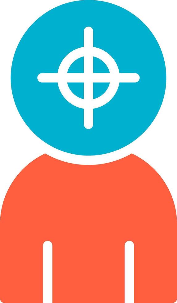 Police Shooting Creative Icon Design vector