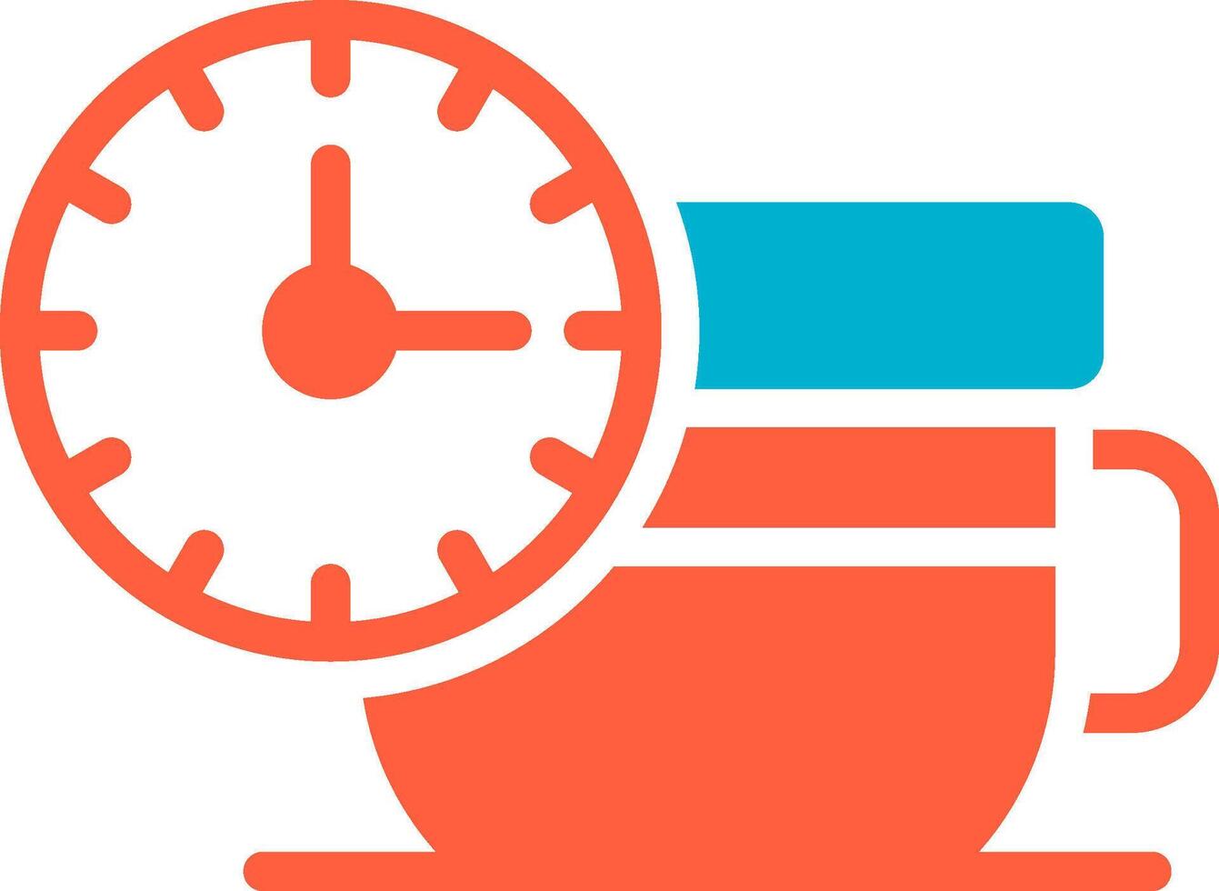 Tea Time Creative Icon Design vector