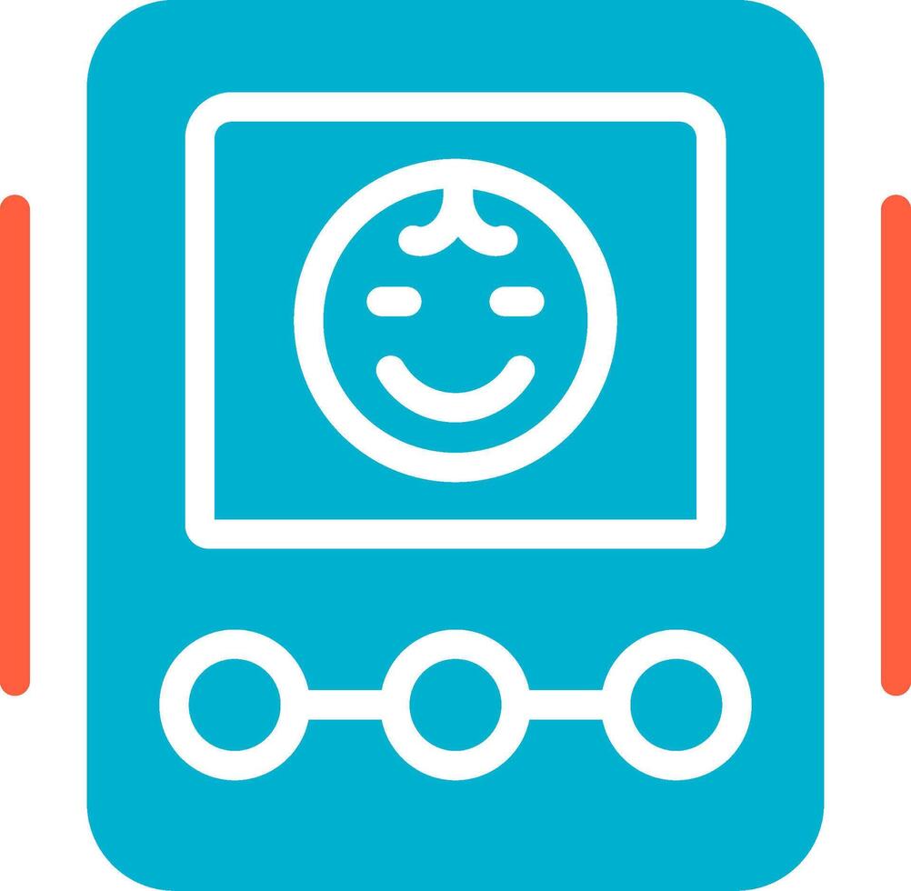 Baby Monitor Creative Icon Design vector