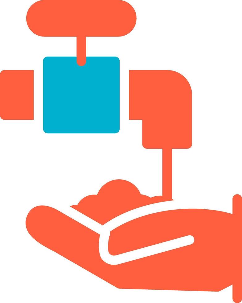 Handwash Creative Icon Design vector