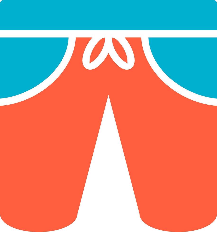 diseño de icono creativo de pantalones cortos vector