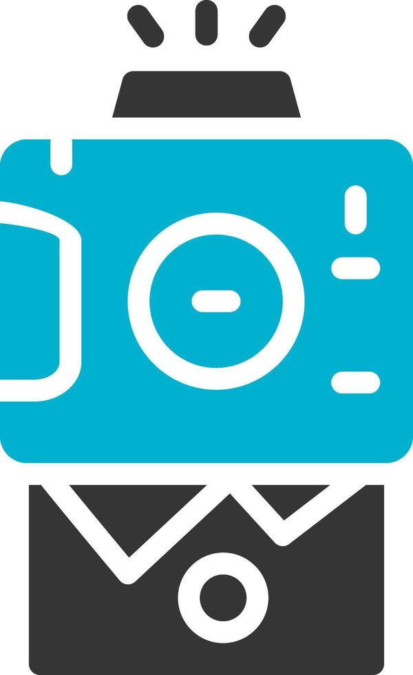 Instant Camera Creative Icon Design vector