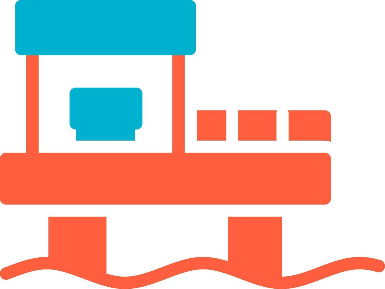 Dock Creative Icon Design vector