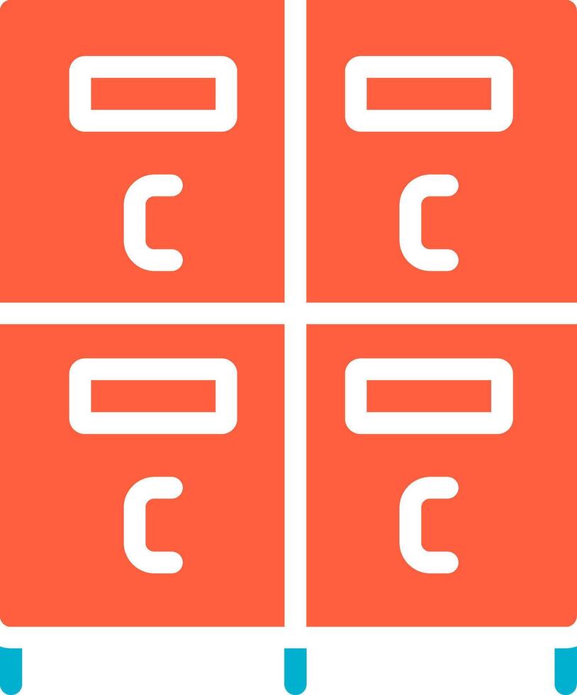 Locker Creative Icon Design vector
