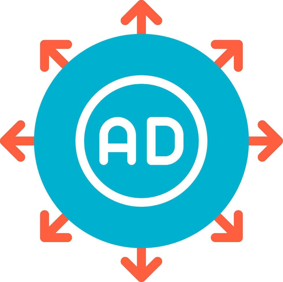 Advertising Submission Creative Icon Design vector