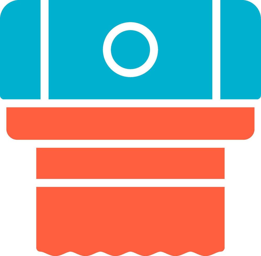 Paper Towel Creative Icon Design vector