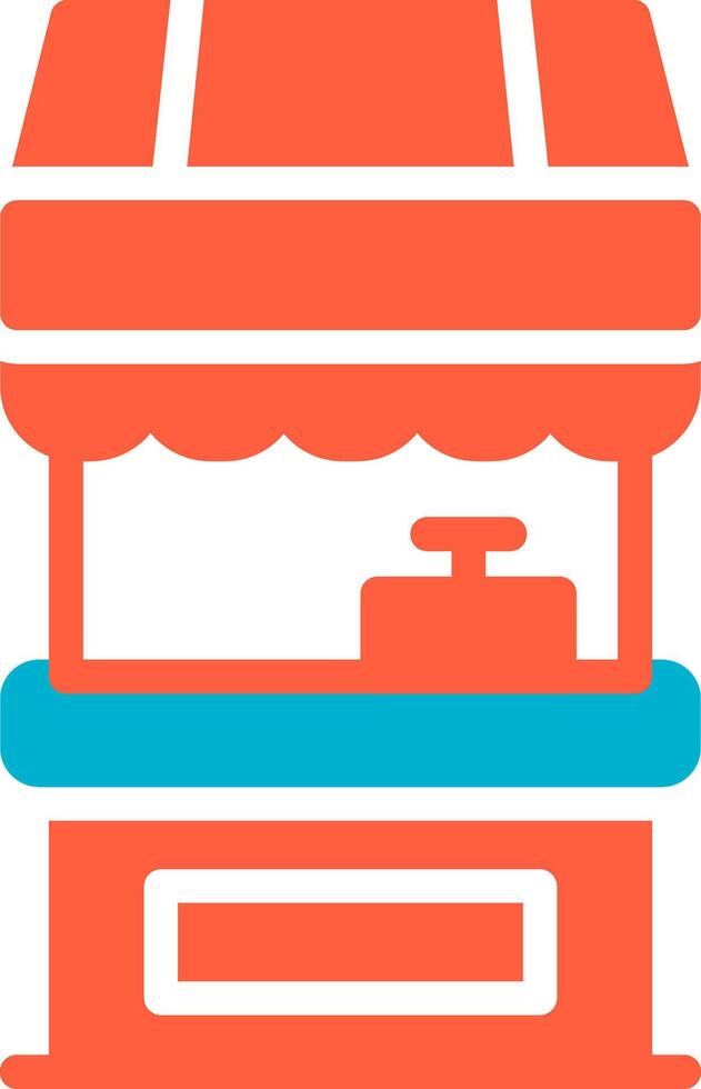 Food Stand Creative Icon Design vector