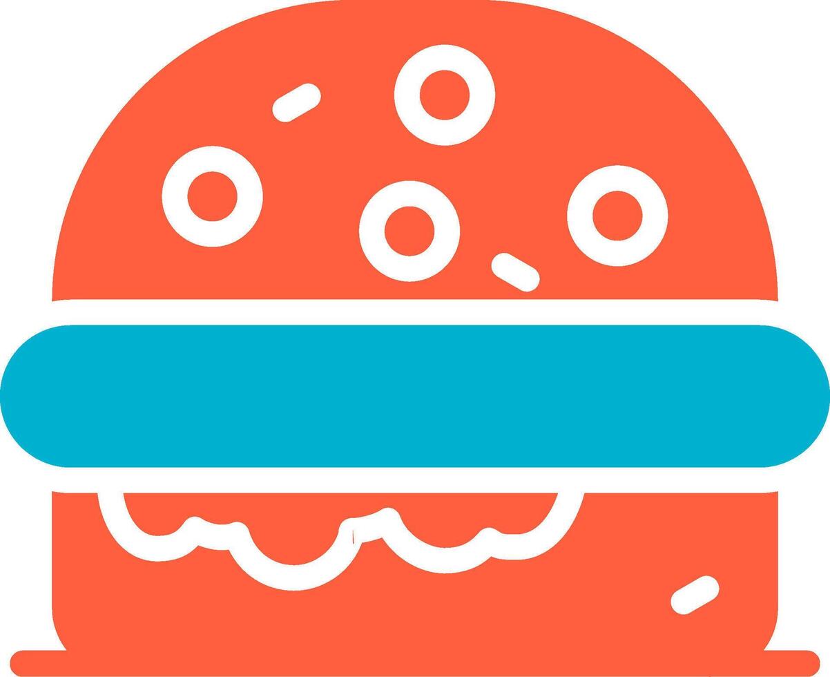 diseño de icono creativo de hamburguesa vector