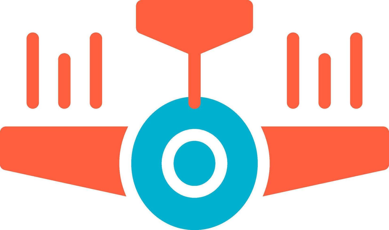 Airplane Creative Icon Design vector
