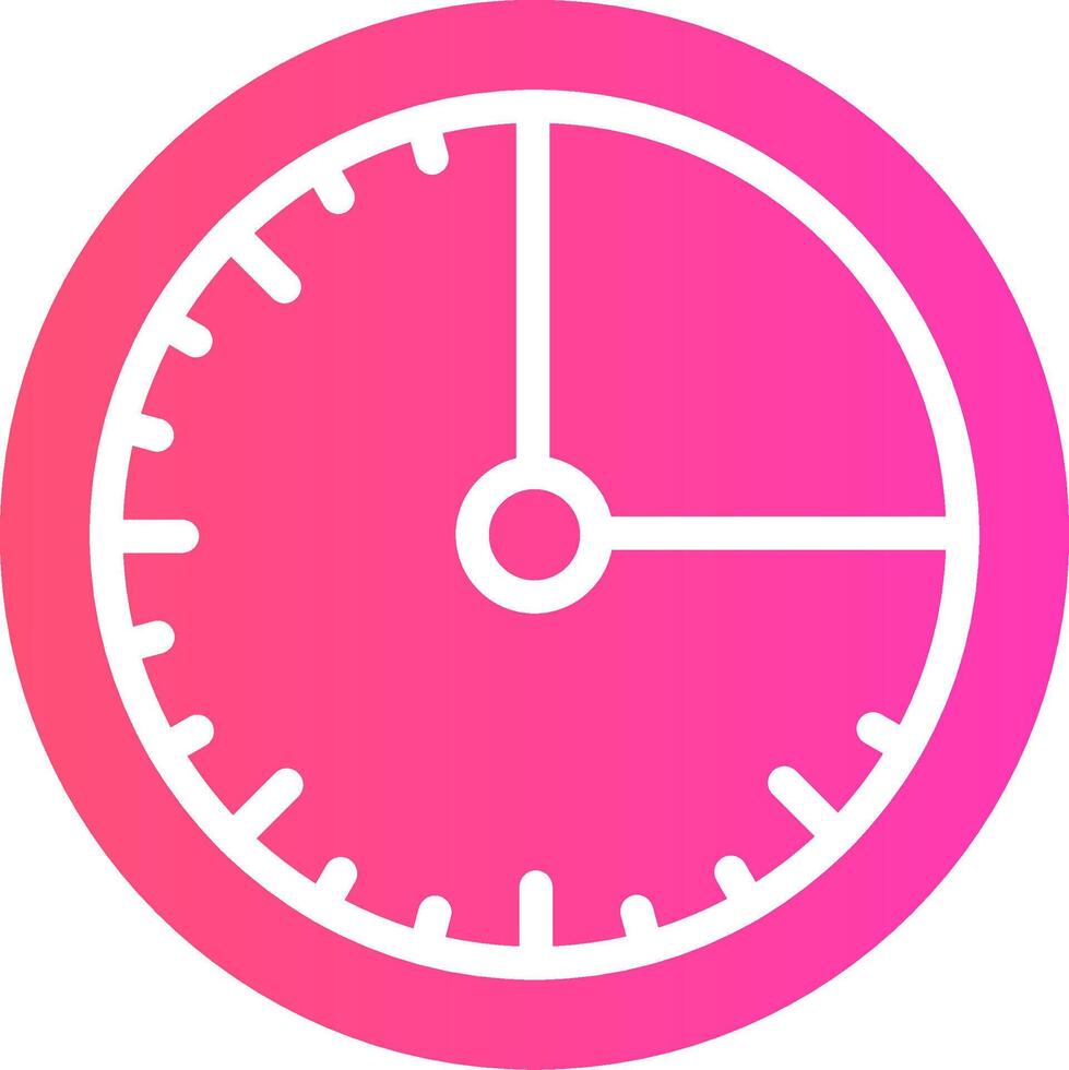 Time Quarter Creative Icon Design vector