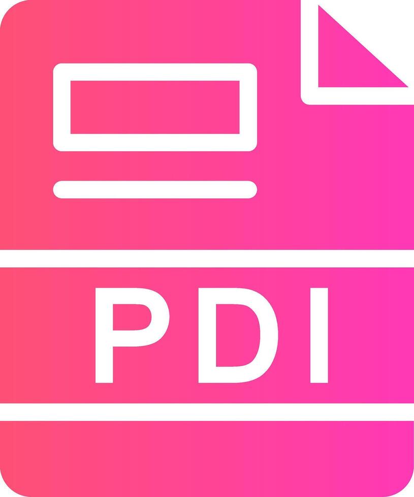 PDI Creative Icon Design vector