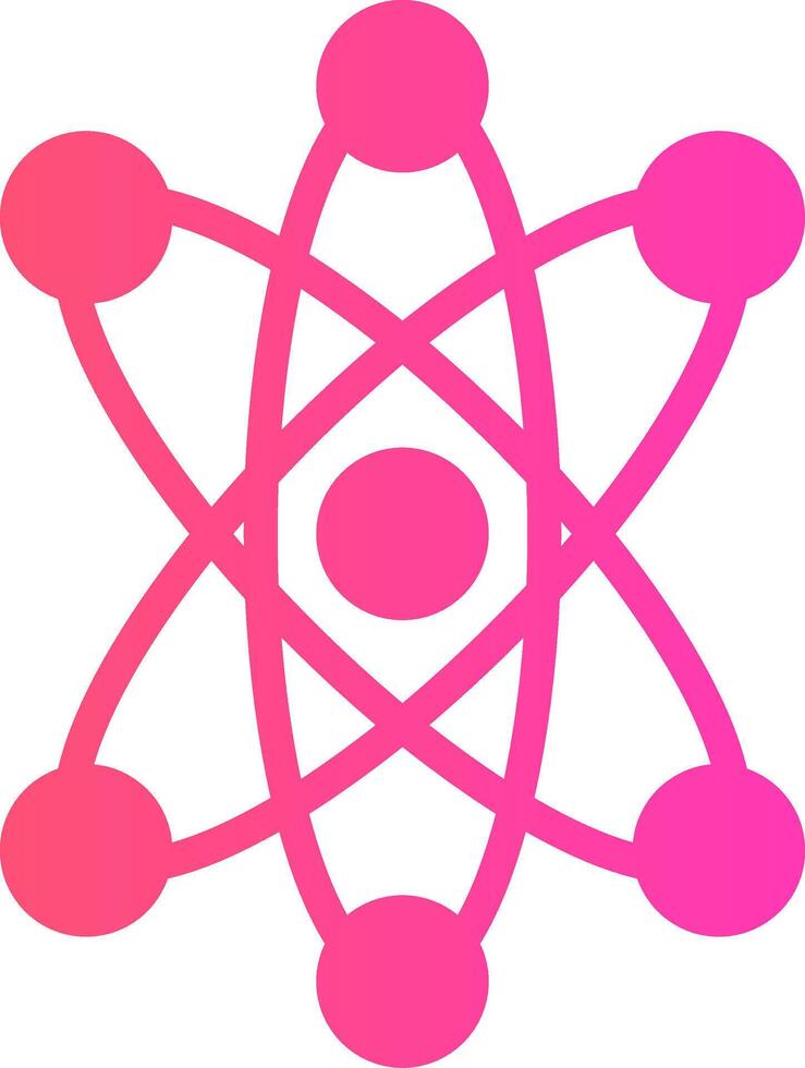 Atom Creative Icon Design vector